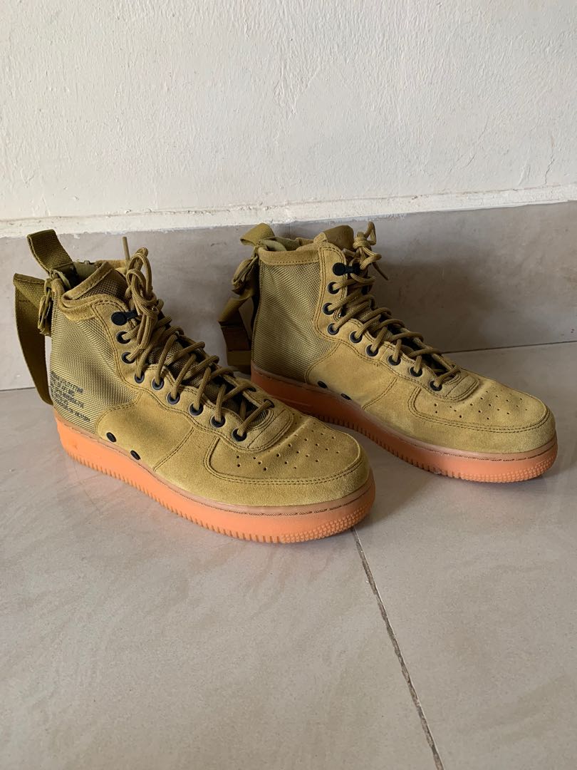 Nike AF 1 SF mid desert moss Men s Fashion Footwear Sneakers on