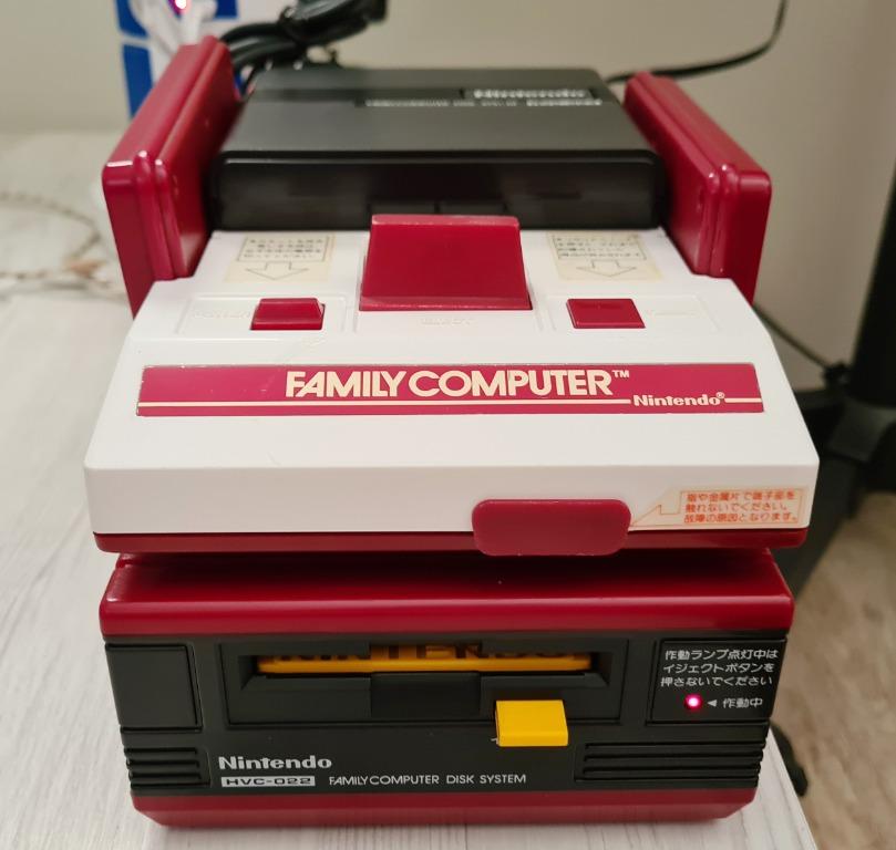 Nintendo Famicom FC console AV MOD and Famicom Disk System Set Working ...