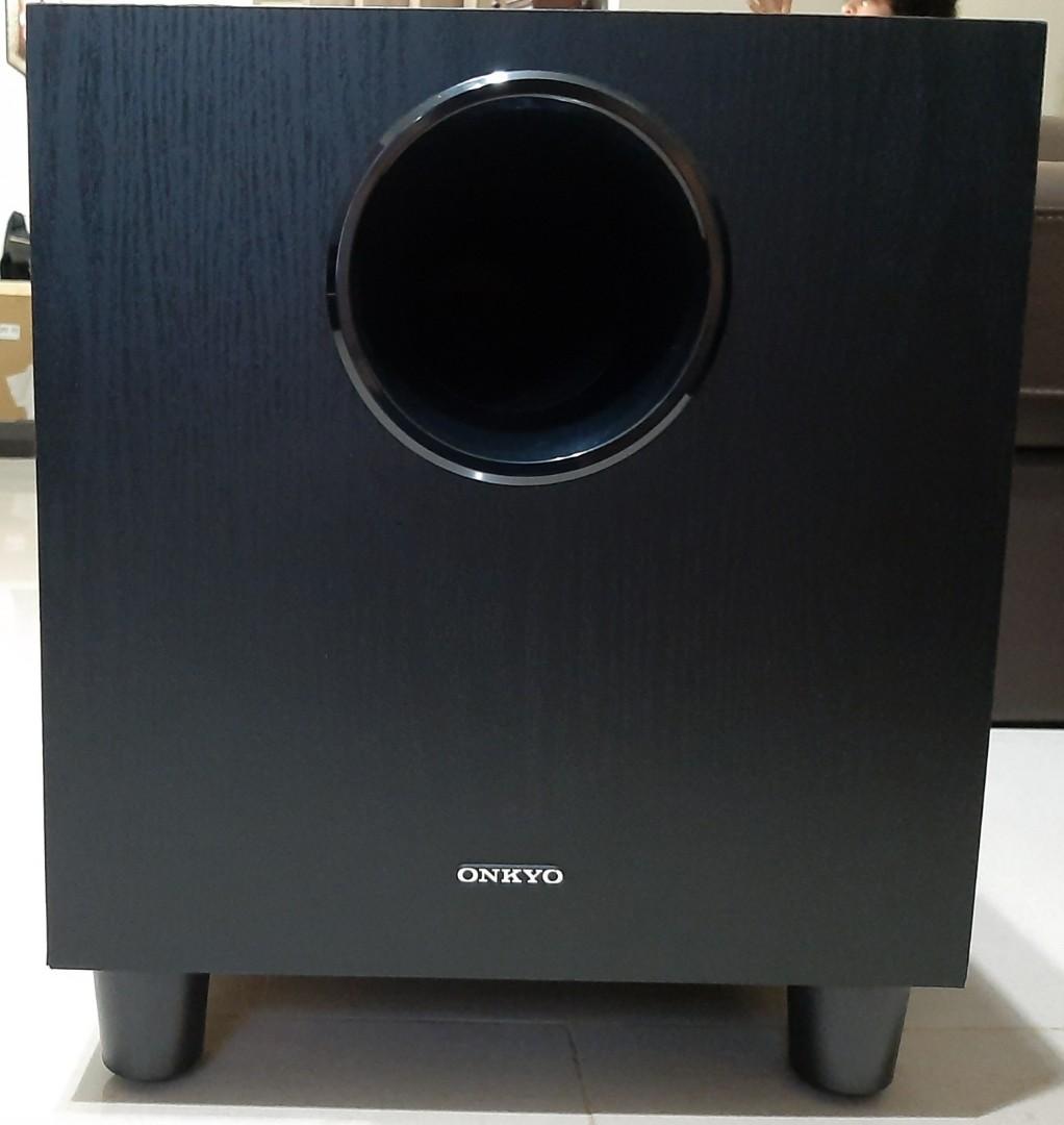Onkyo subwoofer passive Audio Soundbars Speakers Amplifiers