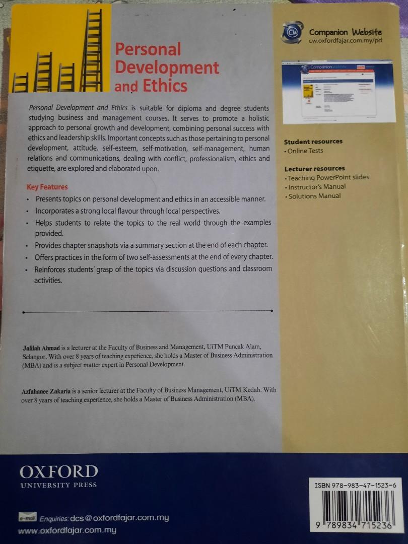 Personal Development And Ethics Books Stationery Books On Carousell