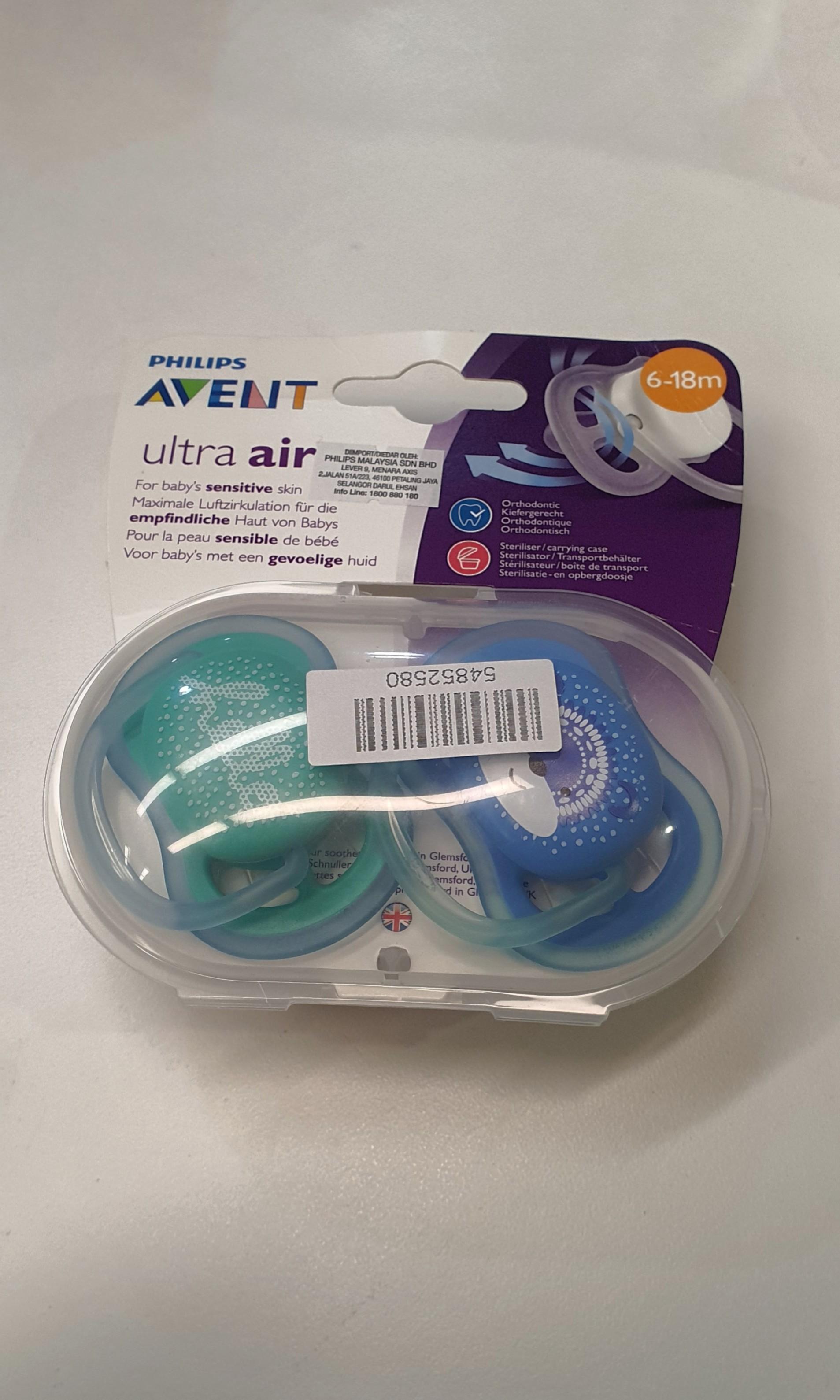 Philips Avent Ultra Air Pacifier 6-18m, Babies u0026 Kids, Nursing 