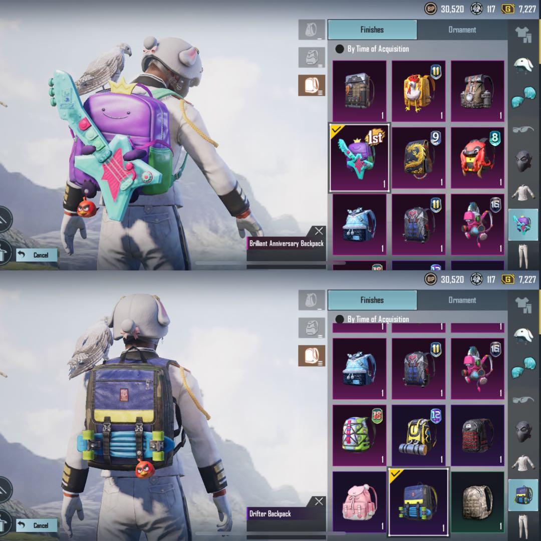 Drifter backpack shop pubg mobile