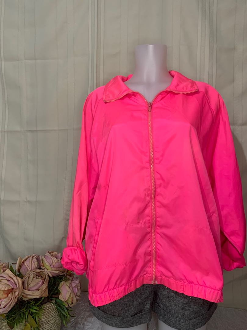 cute windbreakers pink