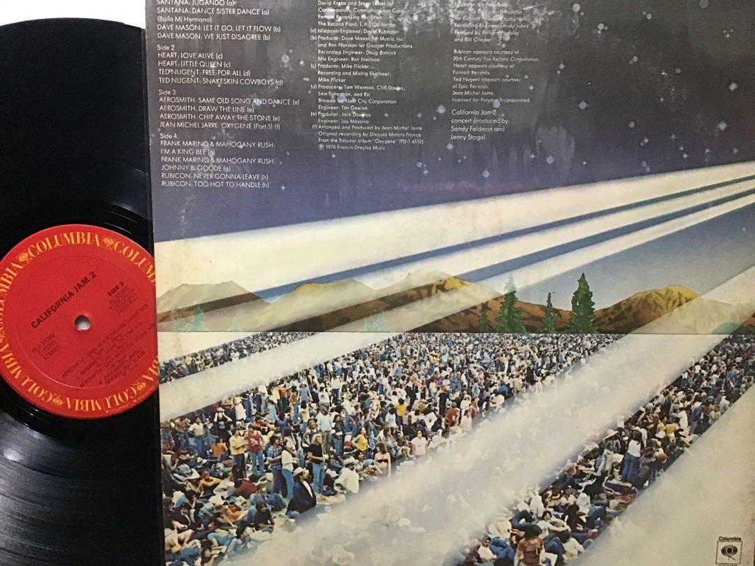 Aerosmith, Santana 参加！California Jam 2（2x LP California Jam 2 