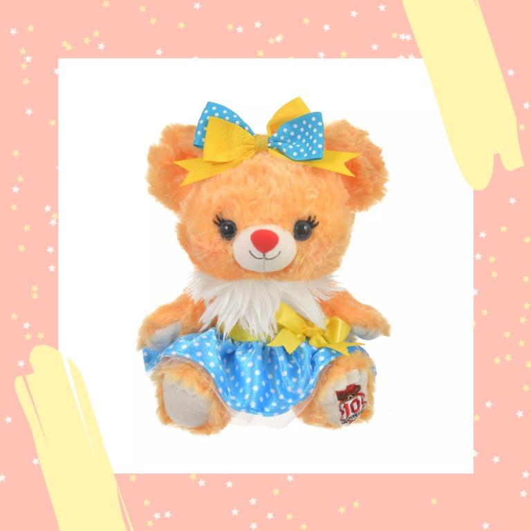 Po Authentic Japan Disney Unibearsity Apricot Clarice 10th Anniversary Plush Hobbies Toys Toys Games On Carousell