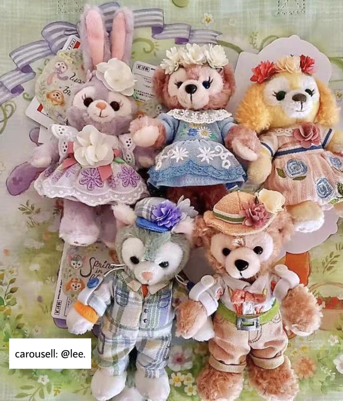 24" Tokyo Disney Sea Duffy Friends Stella Lou Soft Plush Toy Costume Set Doll 