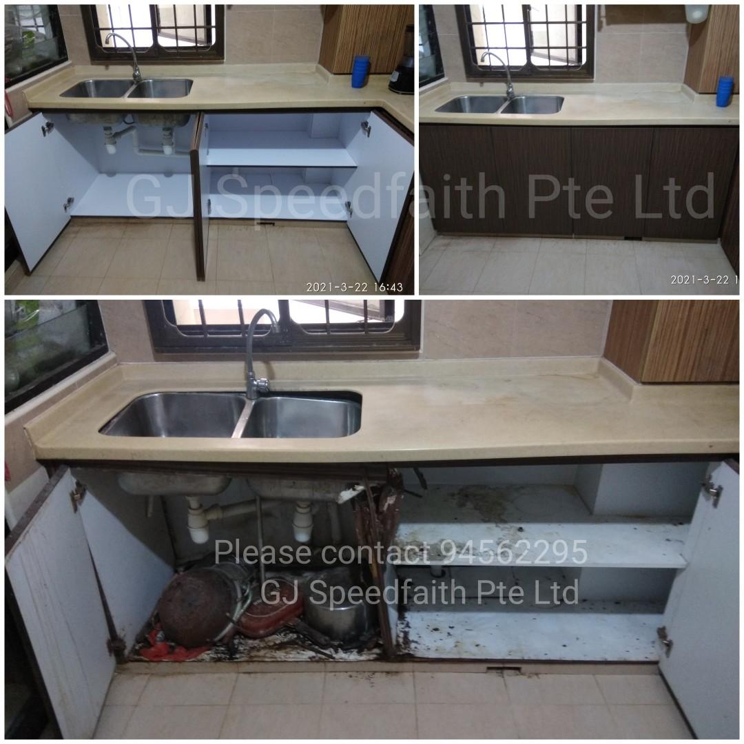 Repair Kitchen Cabinet Countertop Home Services Renovations On Carousell