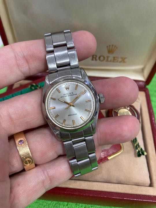 Rolex oyster deals speedking precision 6420