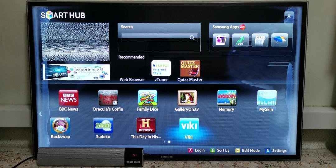 Samsung TV UA46D6600WM, TV & Home Appliances, TV & Entertainment, TV on