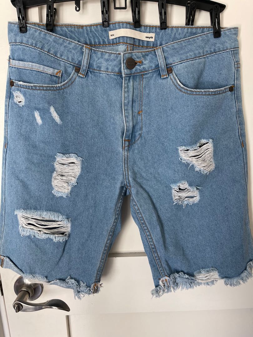 tattered shorts men