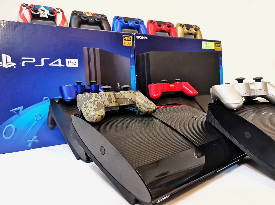 Sony Playstation Ps3 Slim Super Slim Ps4 Fat Slim Pro Video Gaming Video Game Consoles On Carousell