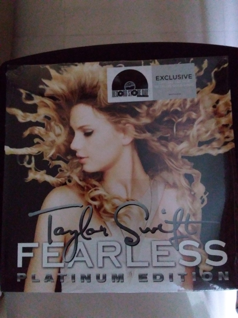 Taylor Swift Fearless RSD Crystal Clear Metallic Gold Vinyl 2LP