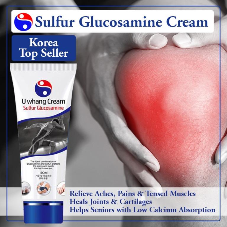 U Whang Cream Korea Sulfur Glucosamine Heals Eczema Psoriasis Joints