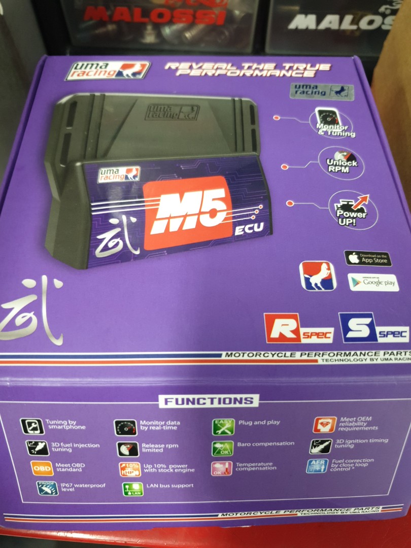 Ecu Ema Racing uma racing M5 ecu, Motorcycles, Motorcycle Accessories on Carousell
