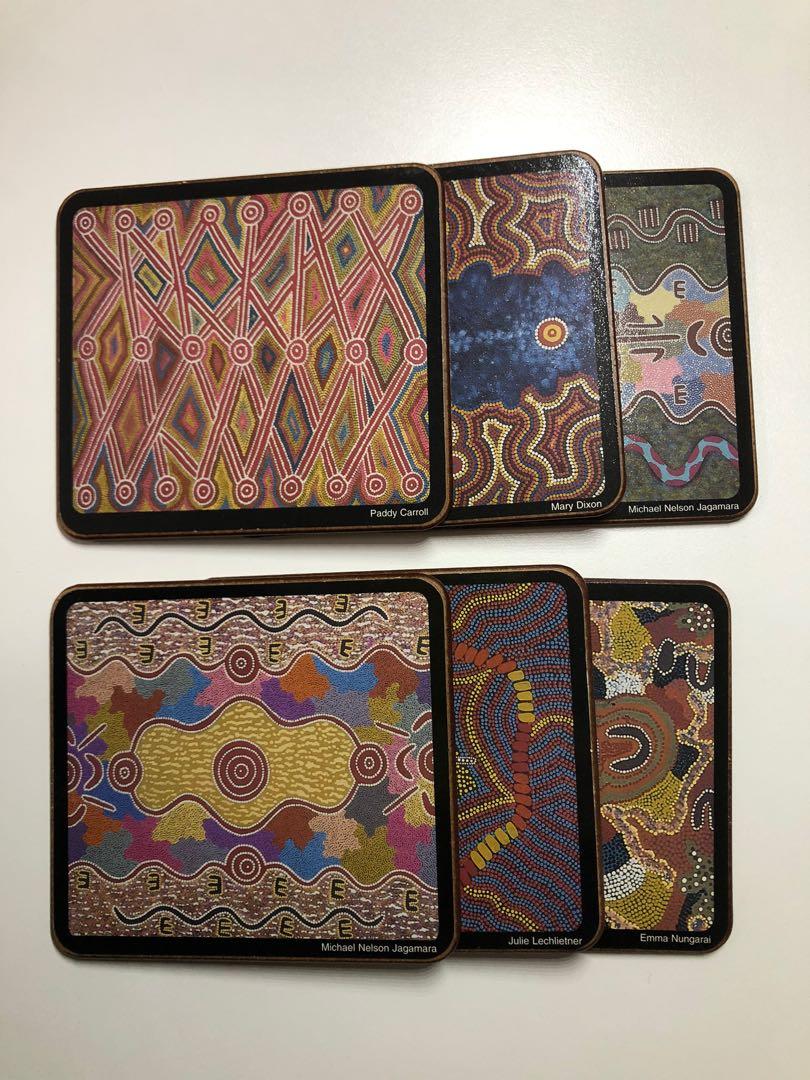 VINTAGE Australian Coasters, Furniture & Home Living, Kitchenware & Tableware, Dinnerware