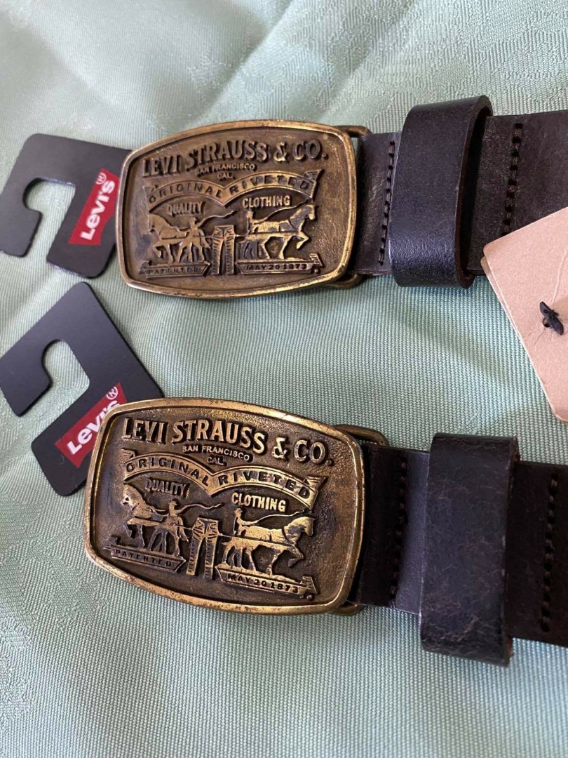 Vintage Horse Buckle Levi's Retro Leather Belt, Men's Fashion, Watches &  Accessories, Belts on Carousell
