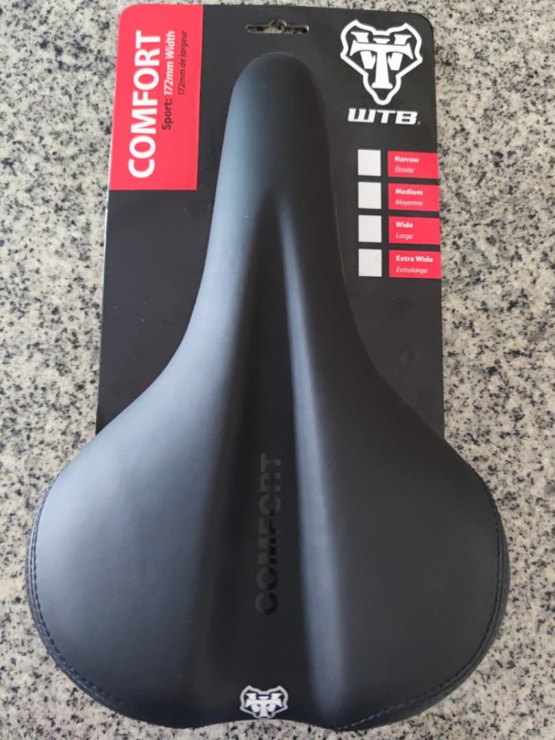 WTB Comfort Sport Saddle 172mm x 260mm Sports Equipment Bicycles Parts Parts Accessories on Carousell