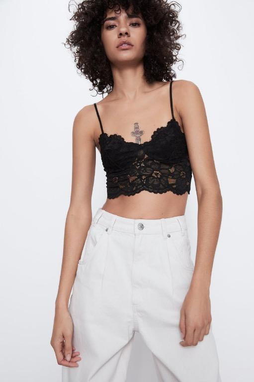 zara bralette top