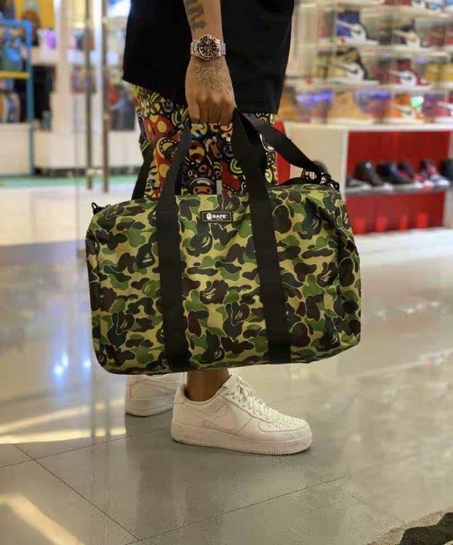 BAPE Duffle Bag Green Camo 2020