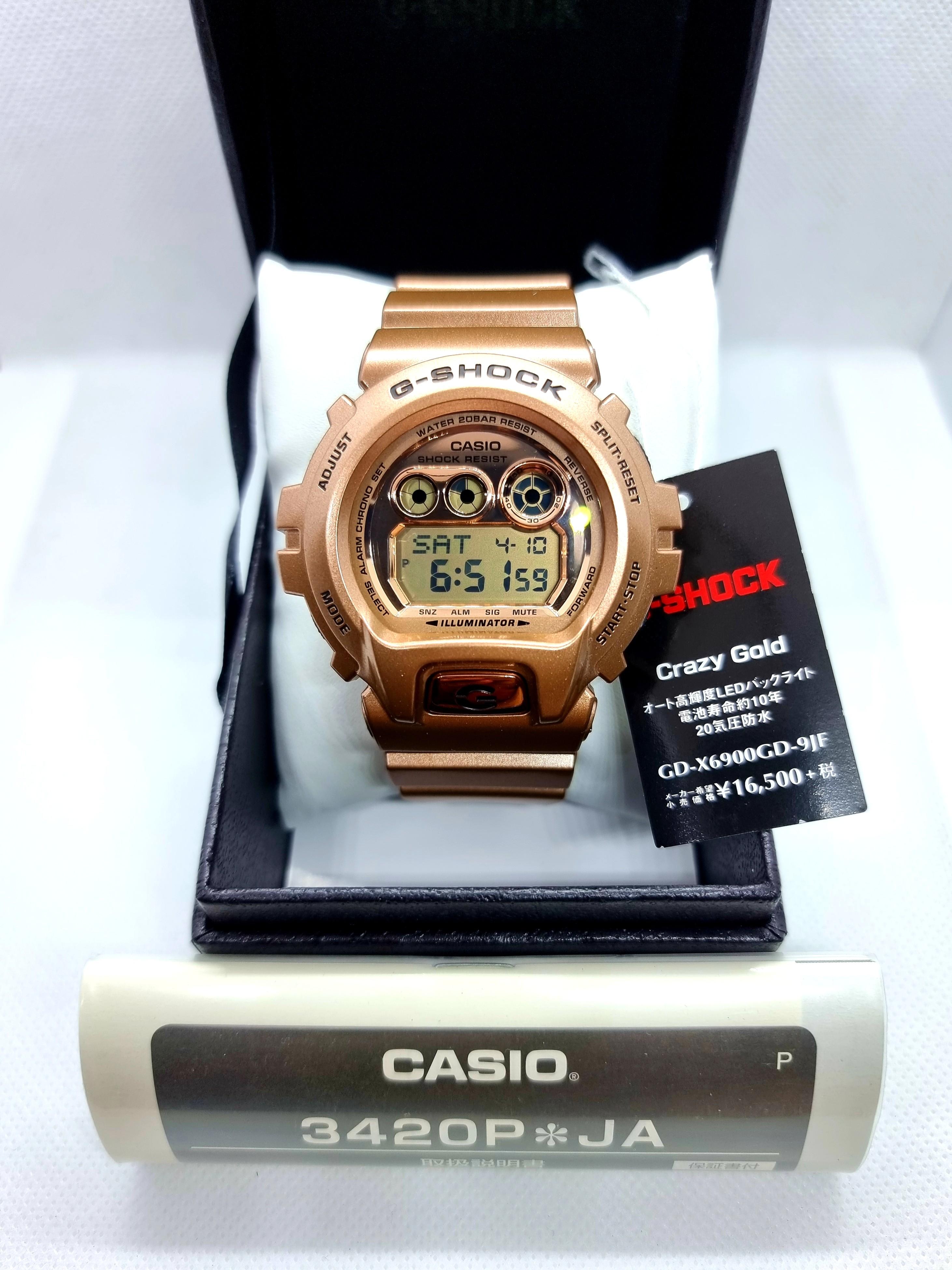 Authentic CASIO G SHOCK GSHOCK x GD X6900GD 9JF CRAZY
