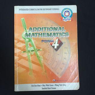 Math textbook form 4