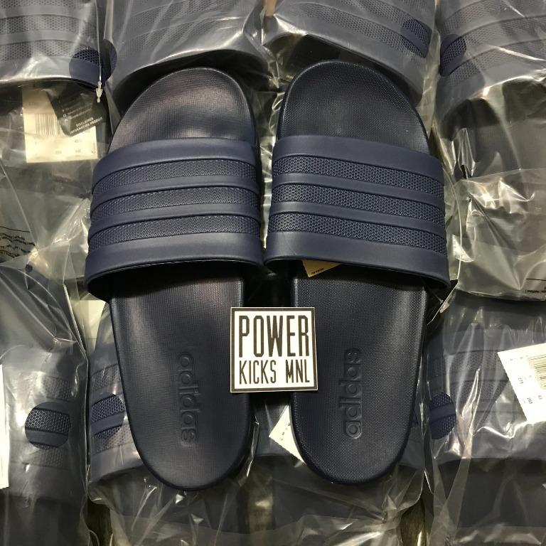 adilette comfort slides navy