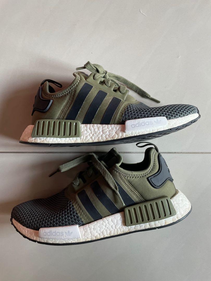 Dark sales green nmds