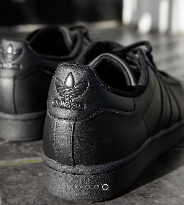 Adidas Superstar Triple Black negotiable Men s Fashion