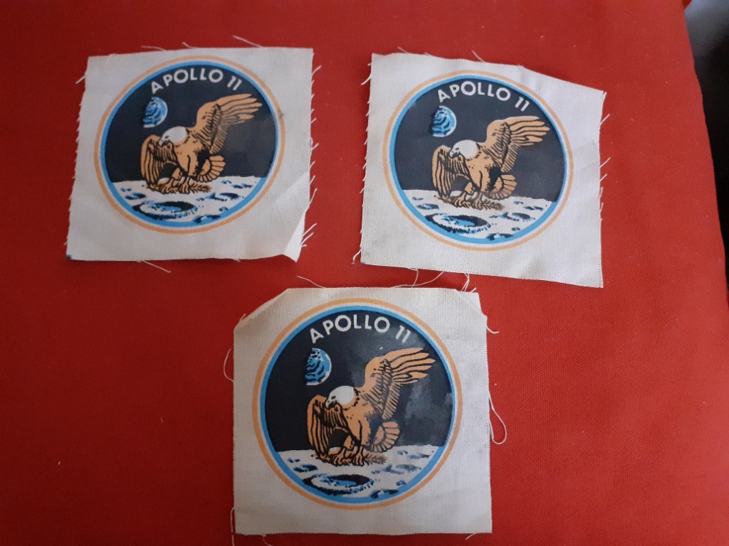 Apollo 11 Mission Patches 1969 (Set of 3), Hobbies & Toys, Memorabilia ...