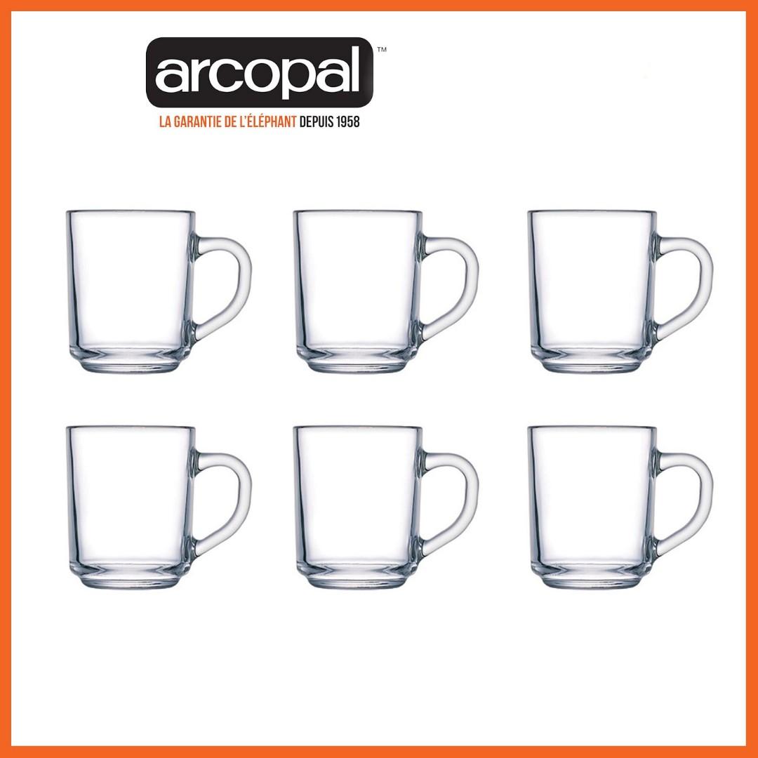 ARCOPAL CLEAR MUGS - 6PCS (Category: Coffee & Tea Tableware) located in Pasig City. Submitted by regs.018 (Listing ID 1080764616, Image 2). Description: ARCOPAL CLEAR MUGS ▪️ Extra resistant ▪️ 6pcs per set ▪️ Clear mugs ▪️ French brand ▪️ Dishwasher safe ▪️ Microwave oven safe ▪️3 sets available.