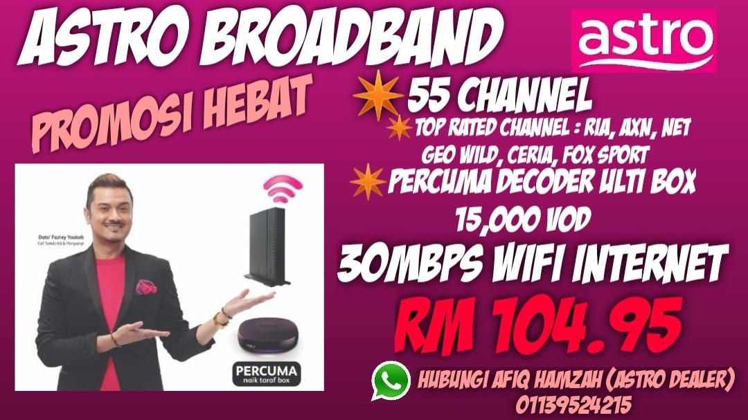 Astro Broadband Electronics Tvs Entertainment Systems On Carousell