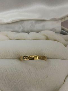 Authentic 18k Tiffany and Co Address Ring