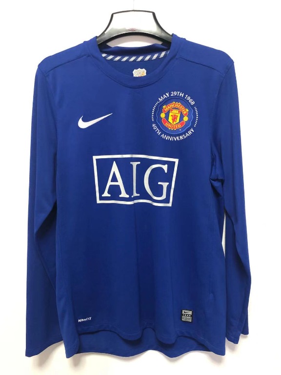 Authentic Manchester United 40th Anniversary long sleeve jersey