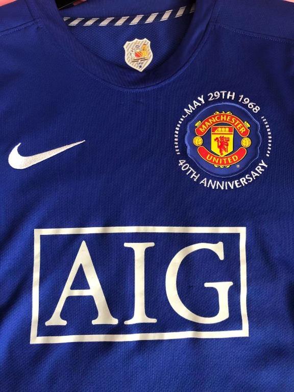 Authentic Manchester United 40th Anniversary long sleeve jersey