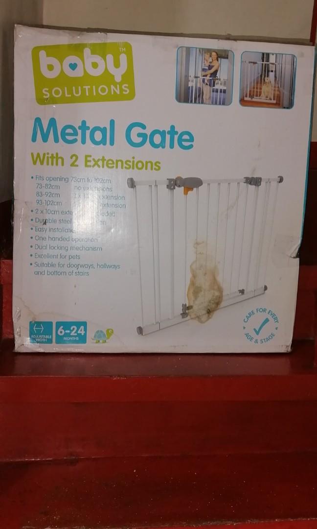 Baby solutions metal gate discount