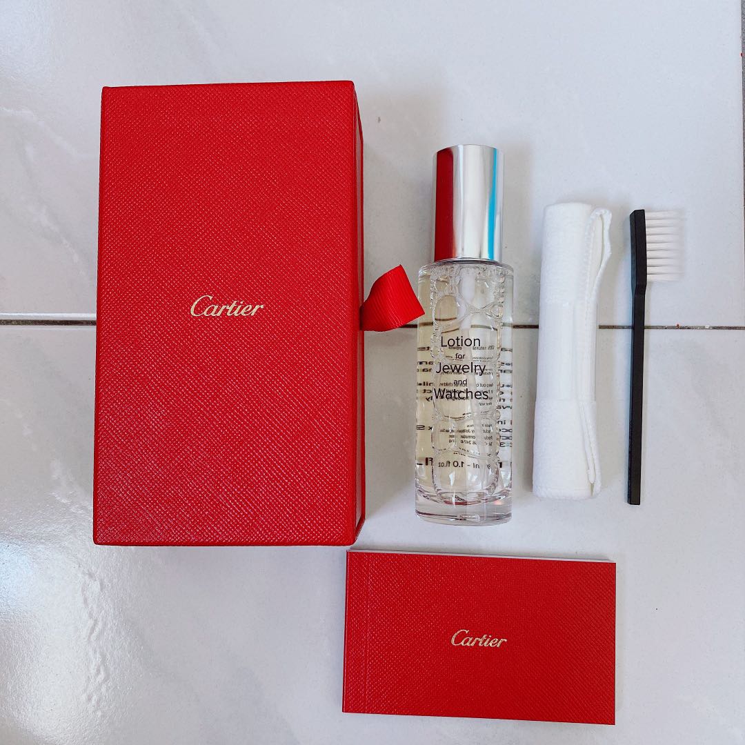 BNIB cartier cleaning lotion set, Luxury, Accessories on Carousell