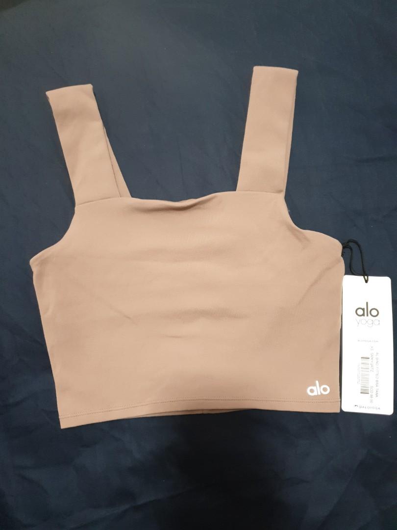 BNWT Alo Yoga Bind Fitted Tank Women s Fashion Activewear on Carousell
