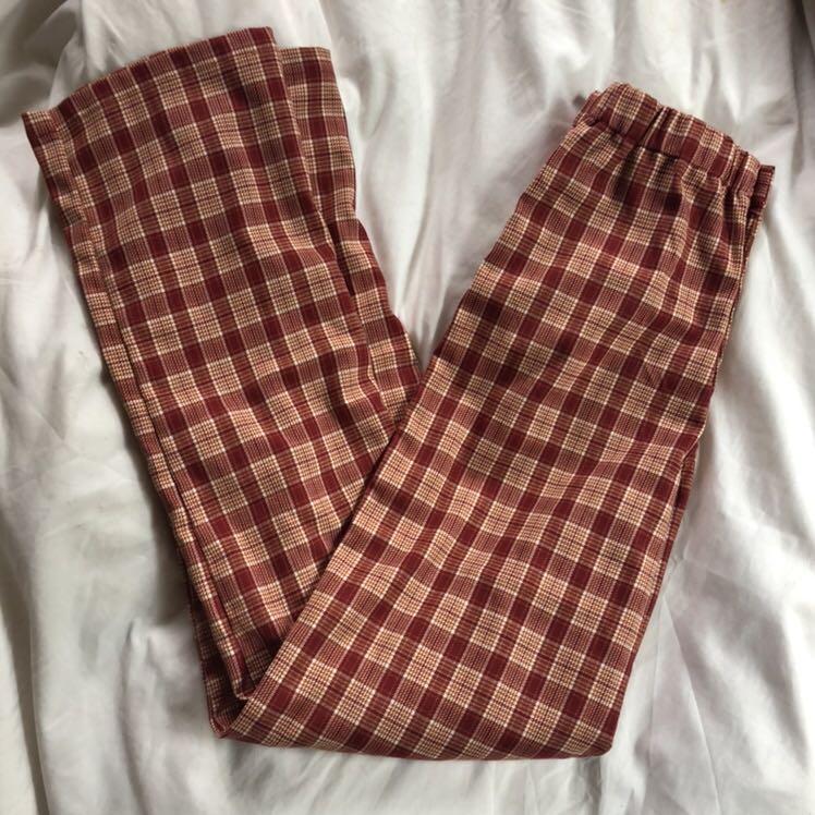 Brandy melville red tilden pants sales