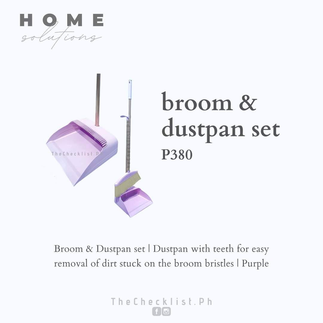 Broom & Dustpan with Teeth, Furniture & Home Living, Cleaning