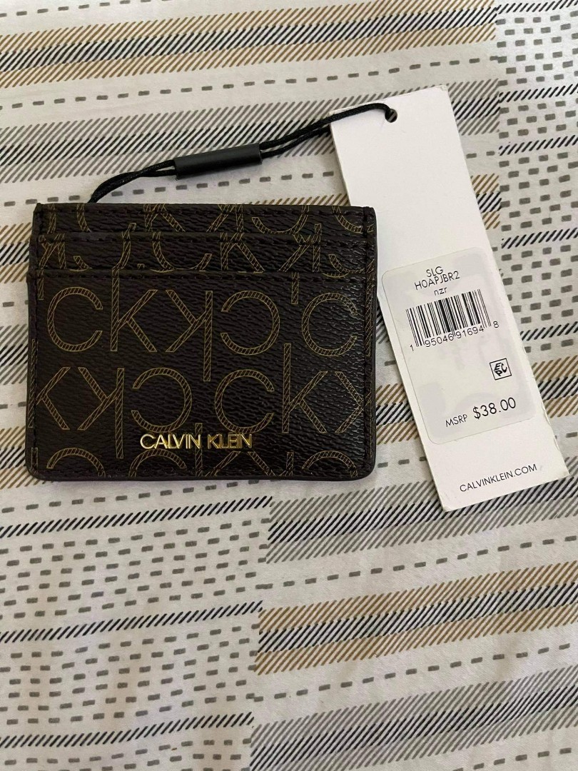 Calvin Klein CK Card Holder Wallet Women s Fashion Bags Wallets Wallets Card holders on Carousell