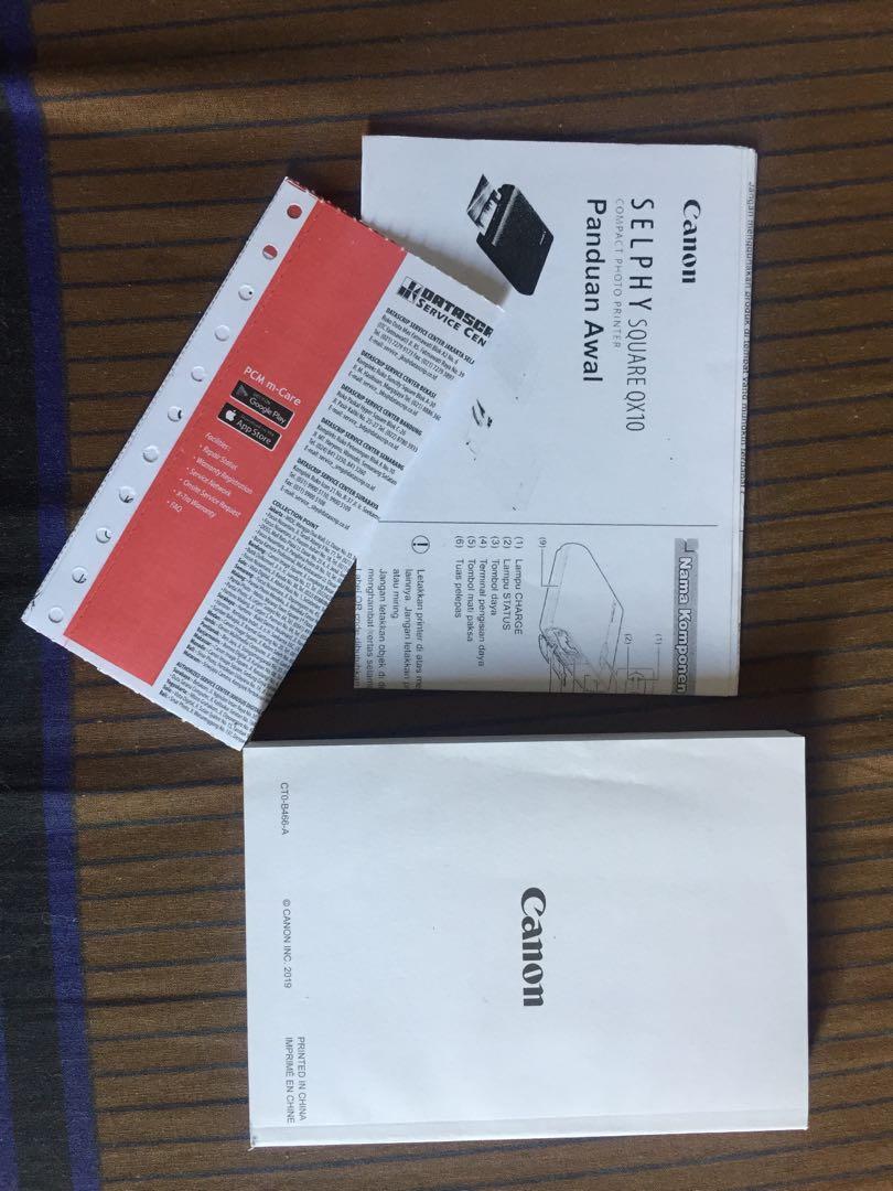 Canon Selphy Square QX10 photo printer