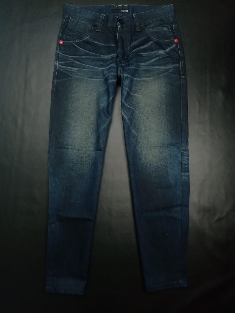 Celana polham black label jeans silm fit blue, Fesyen Pria ...