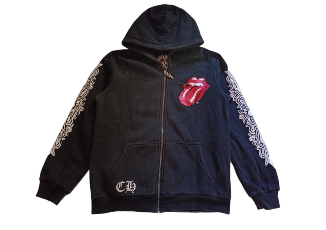 Chrome hearts deals rolling tongue hoodie