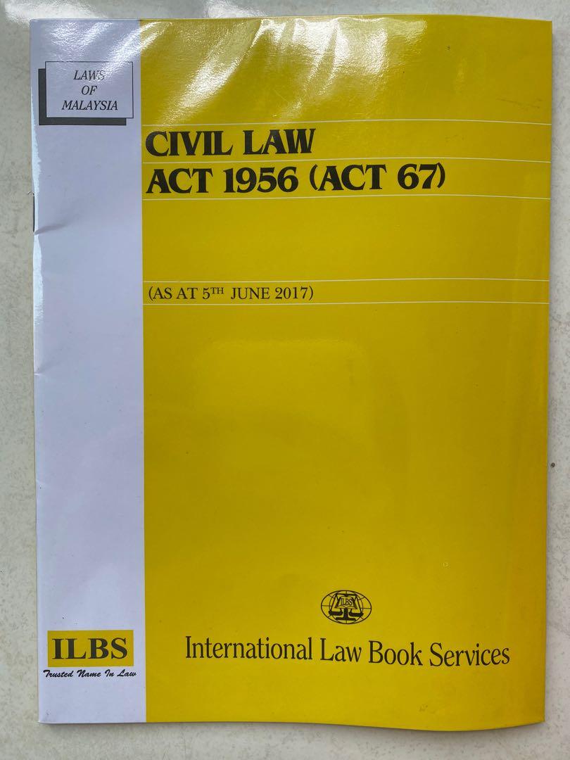 Civil Law Act Textbooks On Carousell