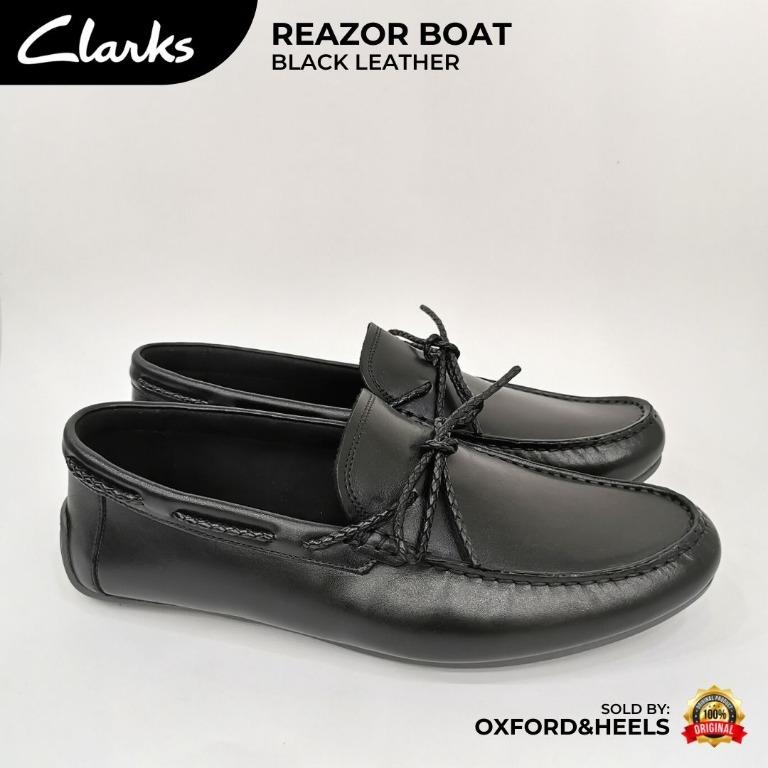 Clarks Reazor Boat Leather Premium Men Casual Slip On Loafers