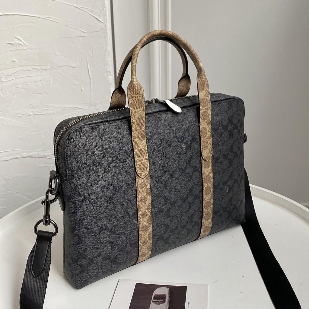 Coach New Metropolitan Soft Briefcase in Colourblock Signature