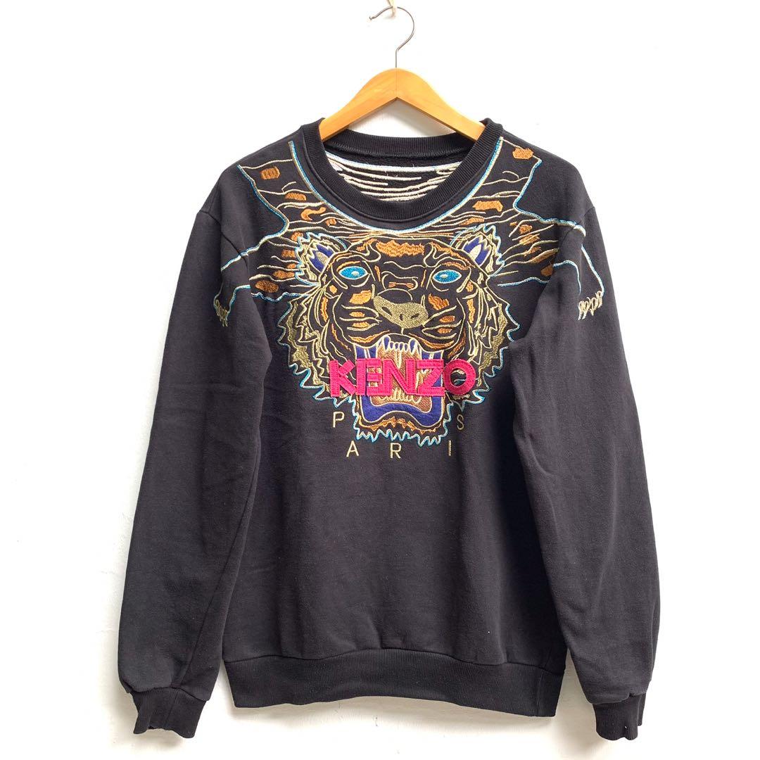 Crewneck KENZO PARIS Second, Fesyen 