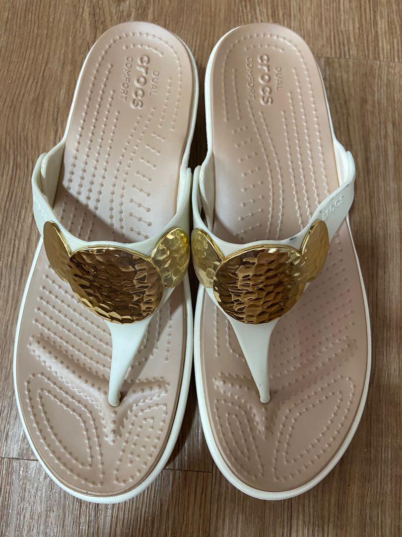 Gold sandals size 10 outlet