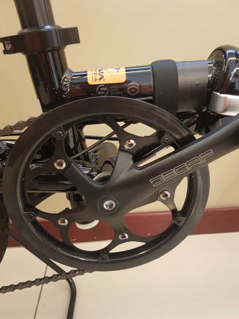 Decaf alloy crankset with 52T chainring 