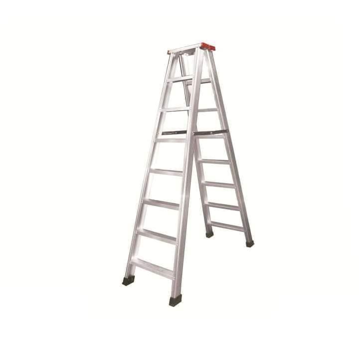 DOUBLE SIDE-A LADDER STEPS (Category: Ladders & Steps) located in Muntinlupa City. Submitted by aileen_argarin17 (Listing ID 1080774303, Image 2). Description: ⚡DOUBLE SIDE-A LADDER⚡ 👉XG - 101A7 7Steps (5.75ft) 💸₱1,995 👉XG - 101A10 10Steps (8ft) 💸₱2,725 👉XG - 101A12 12Steps (9ft) 💸₱3,205 ✔️Indoor and Outdoor Ladder ✔️Ultra light Aluminum design ✔️Easy to use and Store ✔️Fold away for easy carry storage COD/GCASH PLUS SF 💌DM NOW❗️.